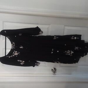 Figueroa & Flower Embroidered Asymetrical Dress NWOT L